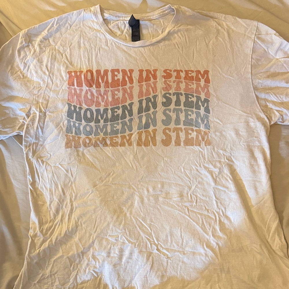 Women in STEM Graphic Tee - Beige